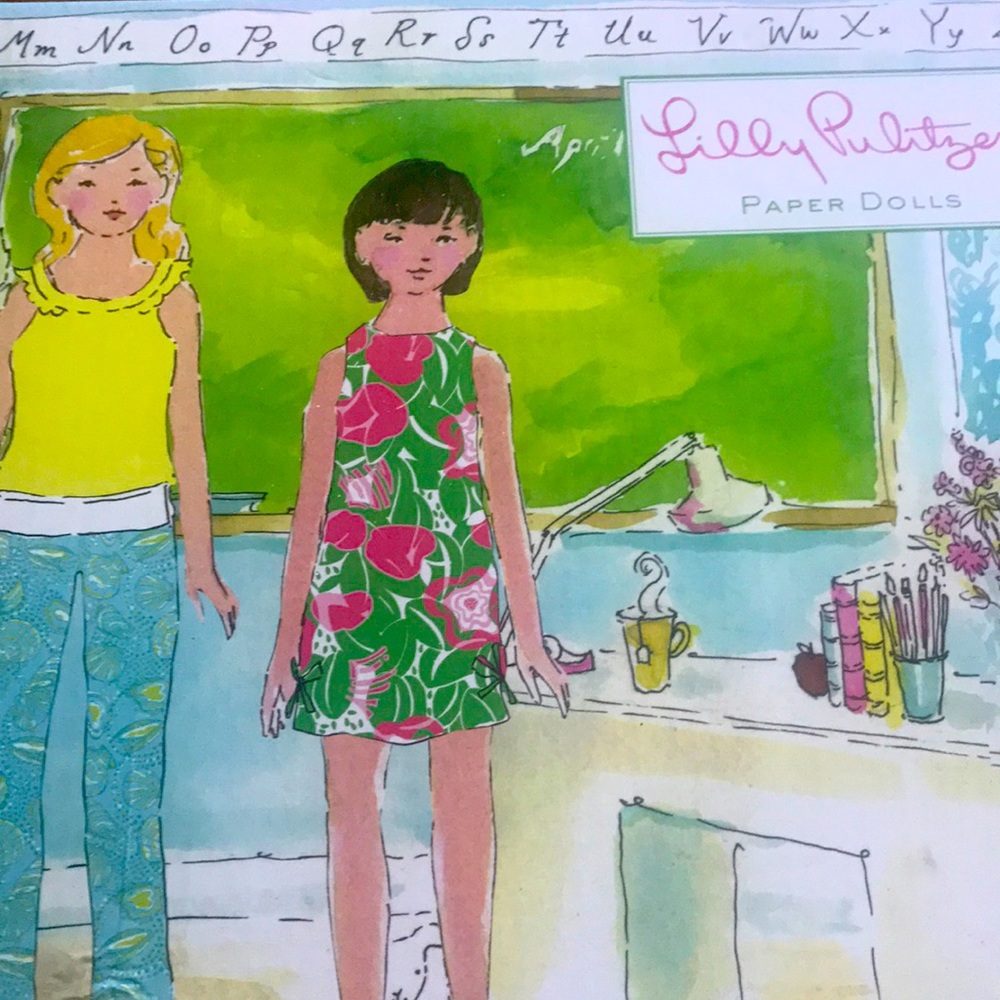 LILY PULITZER Paper Dolls. EUC. NSNP. Hardly used.